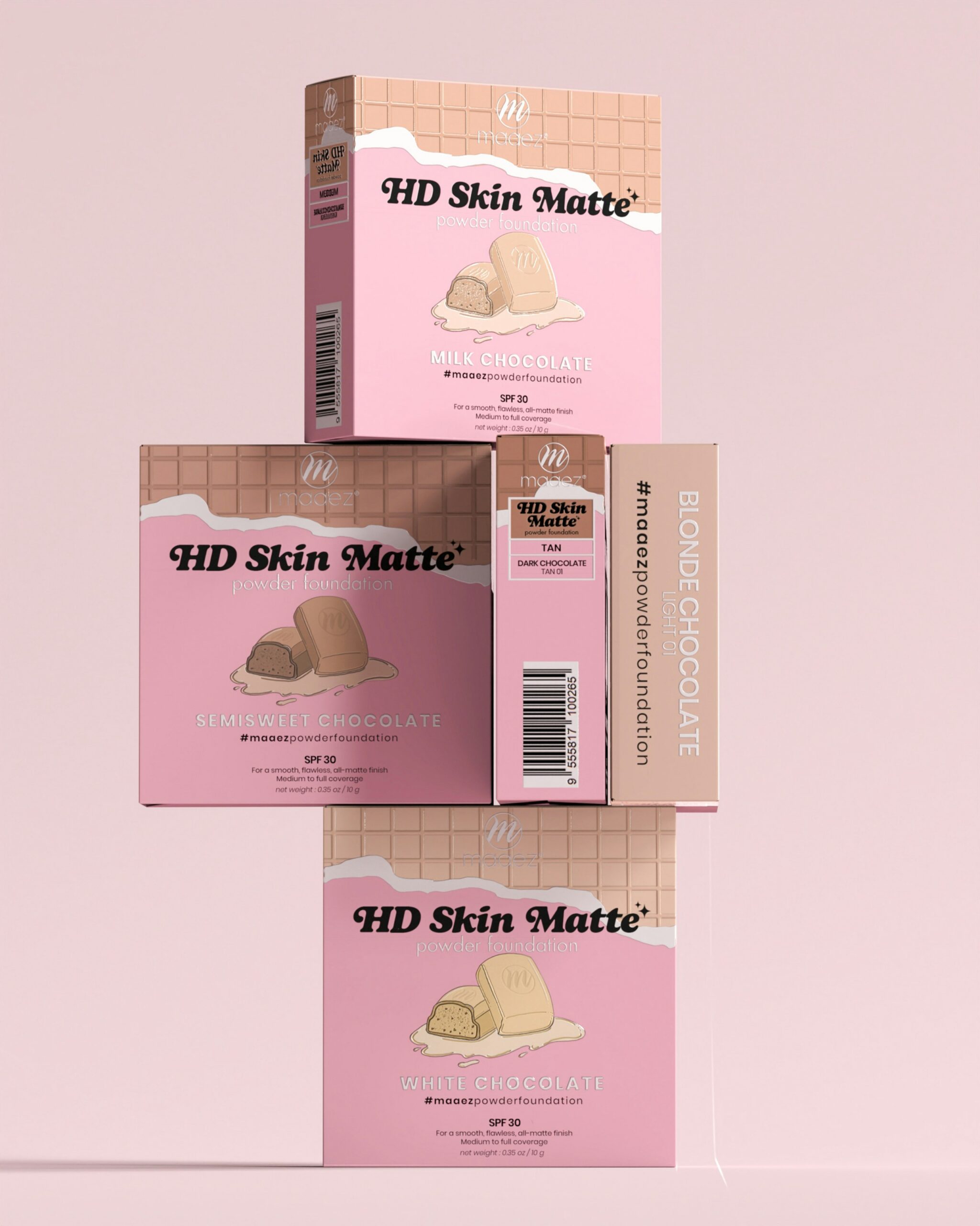 Makeup packaging detail
