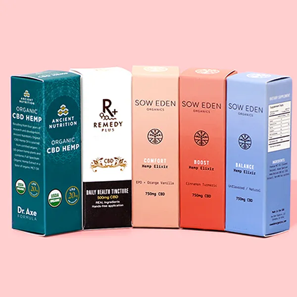 Skincare packaging detail