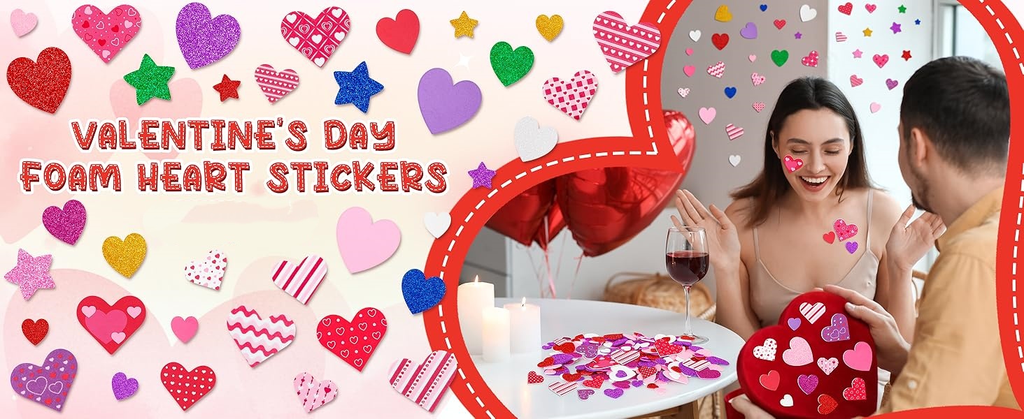Valentine stickers