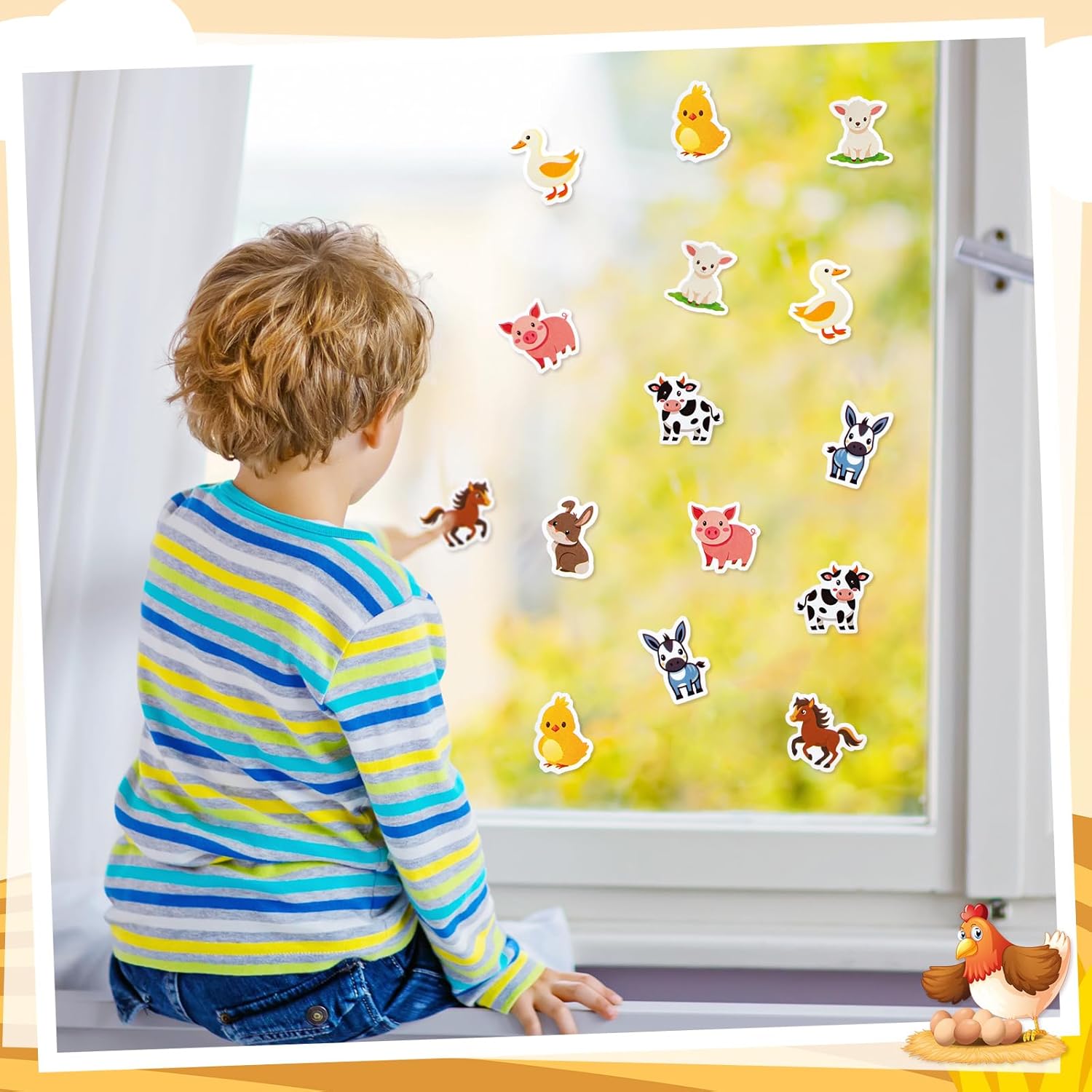 Animal pattern stickers